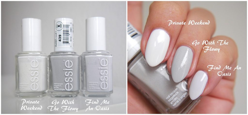Essie Private Weekend, Find Me An Oasis, Go With The Flowy